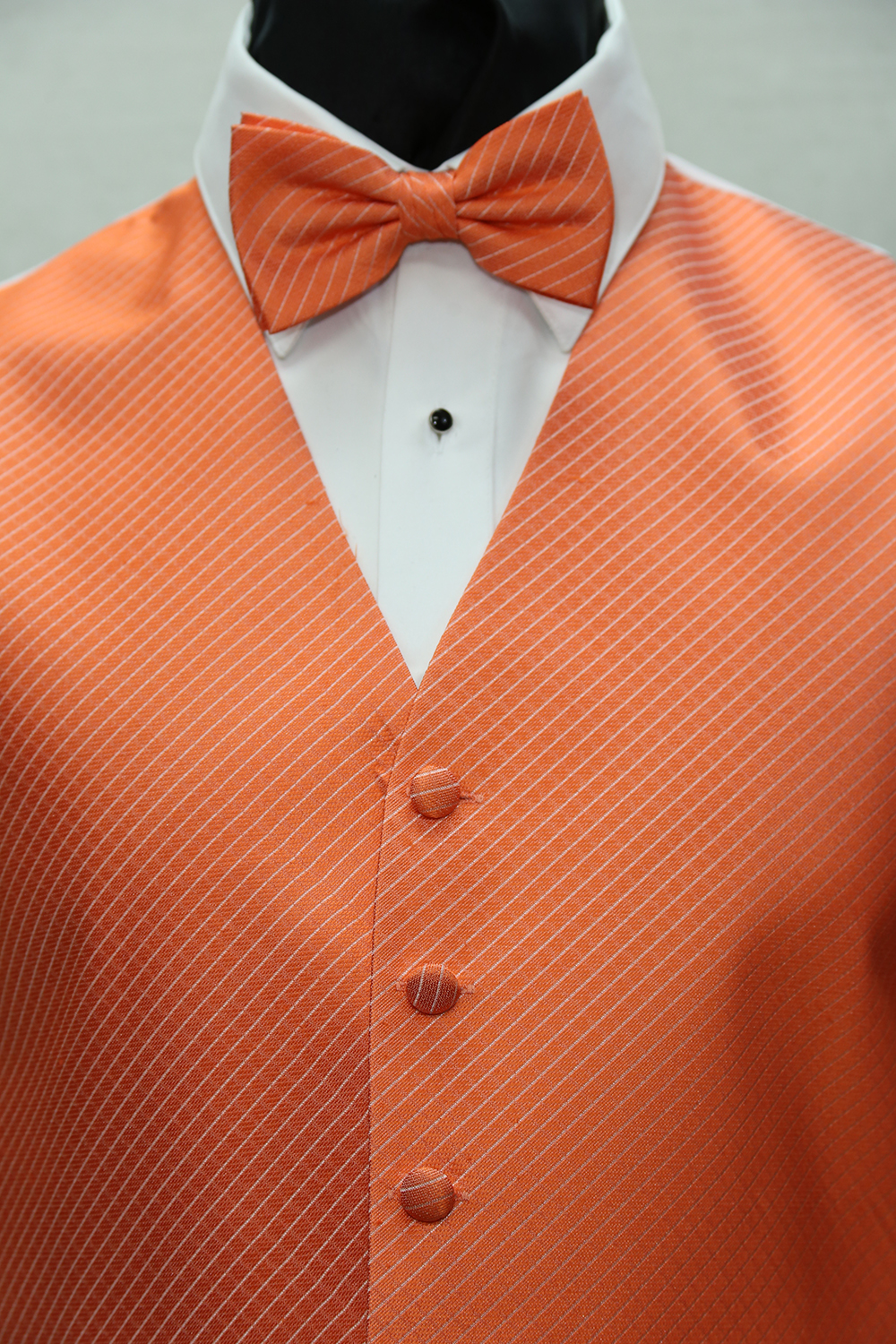 Mens Burnt Orange Sienna Perfect Tuxedo Formal Vest & Tie Wedding Groomsman 