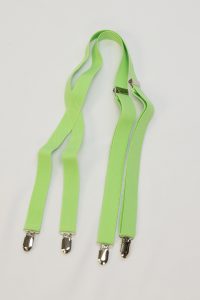 lime green adjustable suspenders