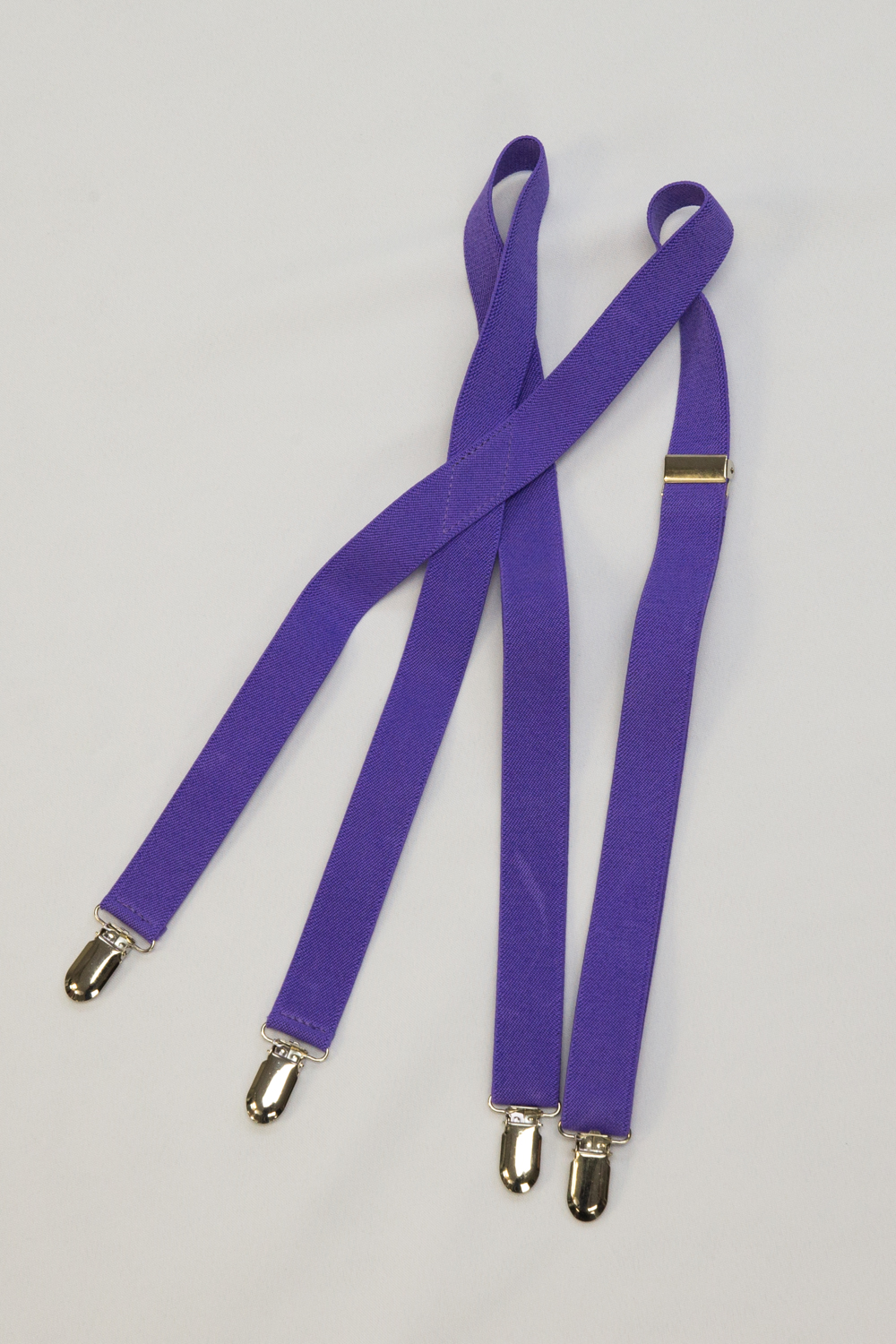 1.5” Elastic Adjustable Clip-End Suspenders, bright colors