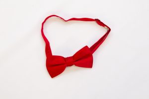 red bow tie
