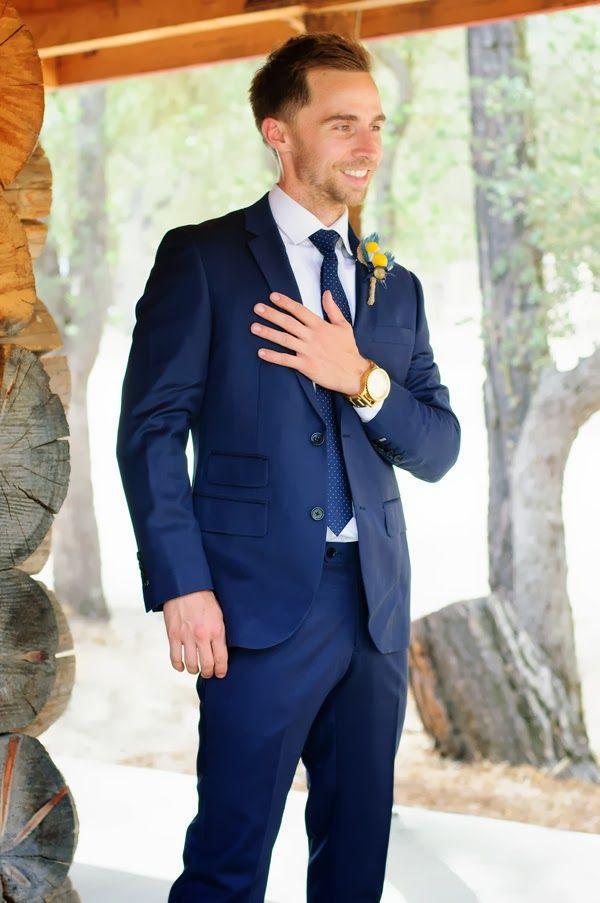 Navy Blue Suit, Men's Wedding Suit Rentals